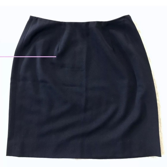 Ralph Lauren Dresses & Skirts - RALPH LAUREN Navy Blue Knee Length Career Skirt